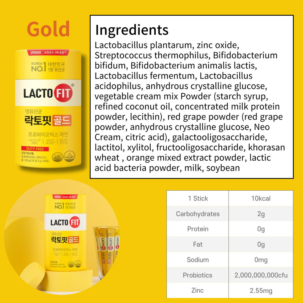 Lacto-Fit Probiotics Gold 2g X 50 sticks