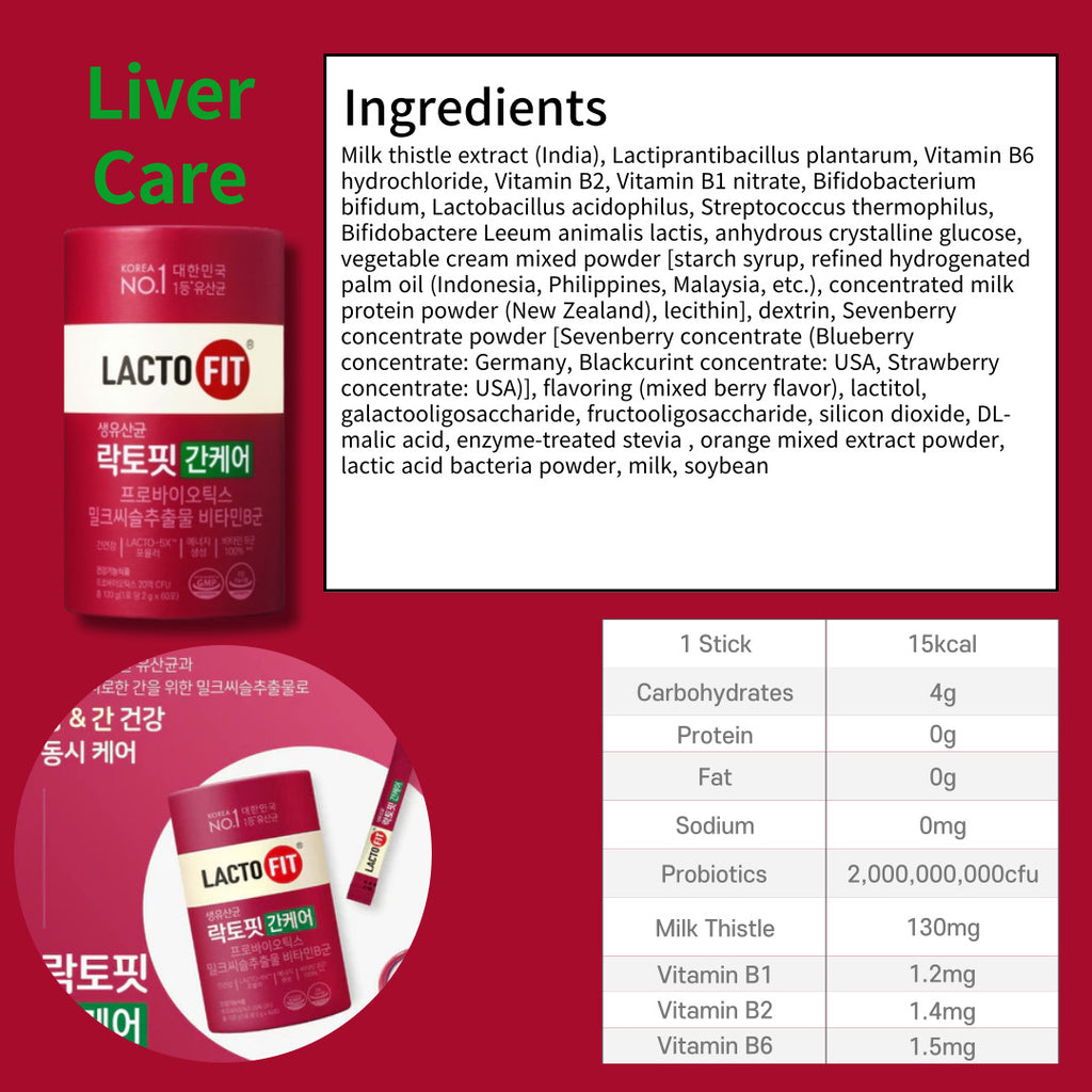 Lacto-Fit Probiotics Liver Care 2g X 60 sticks