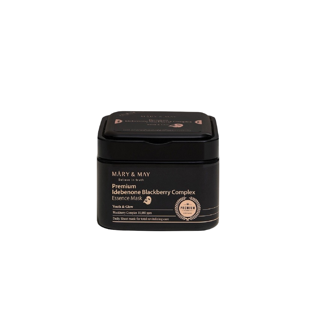 Mary & May Premium Idebenone Blackberry Complex Essence Mask 20ea