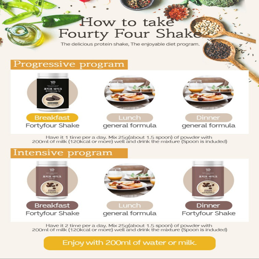 Fortyfour Meal Replacement Shake - Sweet Potato 700g