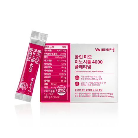 VA Choline Myo-Inositol 4000 Platinum 5g x 30 sticks