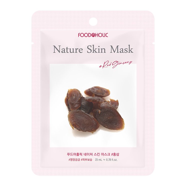 Foodaholic Nature Skin Mask Red Ginseng 1ea