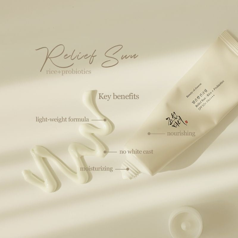 Beauty of Joseon Relief Sun: Rice + Probiotics SPF50+ PA++++ 10ml/50ml