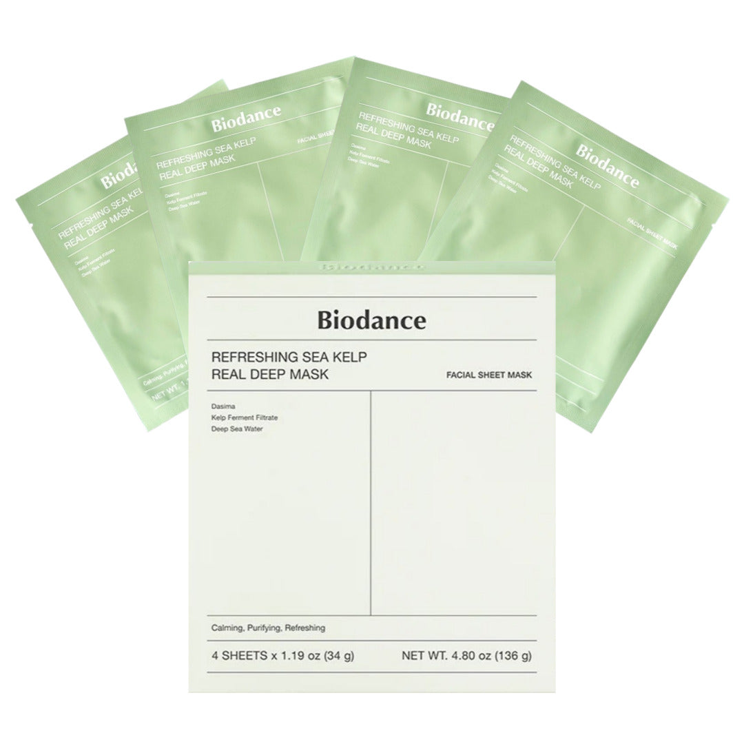 Biodance Refreshing Sea Kelp Real Deep Mask 4ea