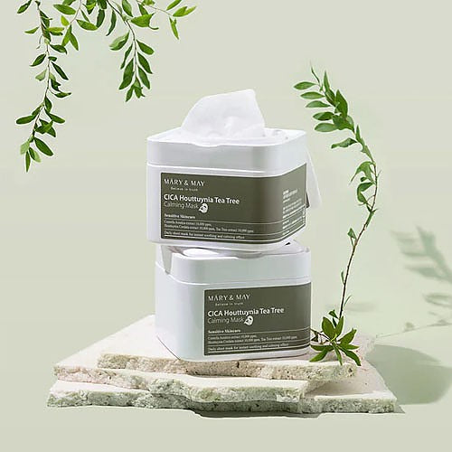Mary & May Cica Houttuynia Tea Tree Calming Mask 30ea