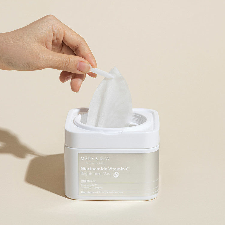 Mary & May Niacinamide Vitamin C Brightening Mask 30ea
